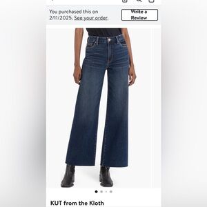 Kut from the Kloth Dark Blue Flare Jeans